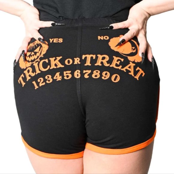 Halloween Jackolantern Ouija Running Lounge Shorts S-M-L-XL-2XL-3XL NWT - Picture 1 of 5